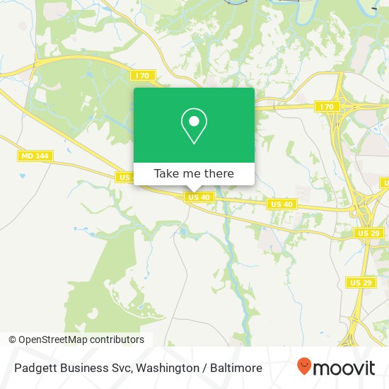 Padgett Business Svc map