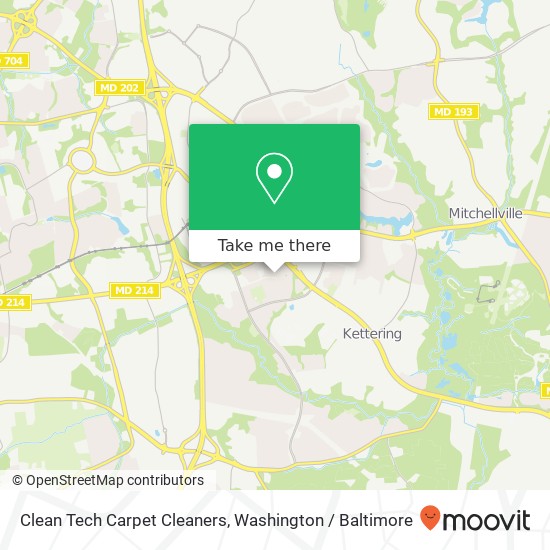 Mapa de Clean Tech Carpet Cleaners