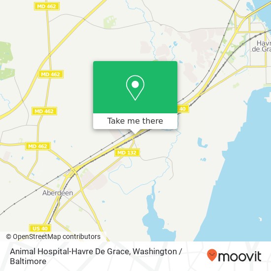 Mapa de Animal Hospital-Havre De Grace