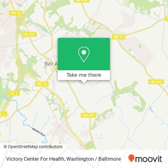 Victory Center For Health map