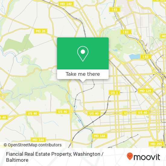 Fiancial Real Estate Property map