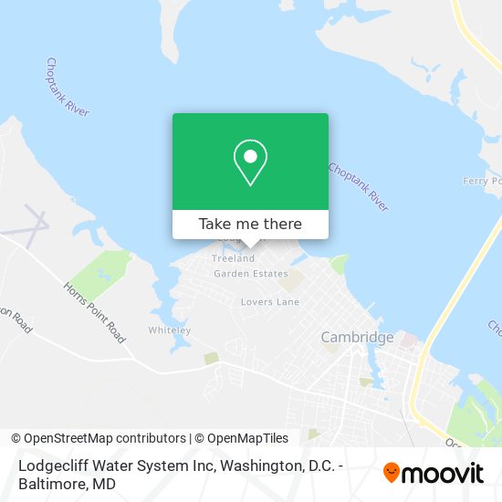 Mapa de Lodgecliff Water System Inc