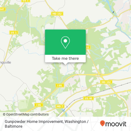 Gunpowder Home Improvement map