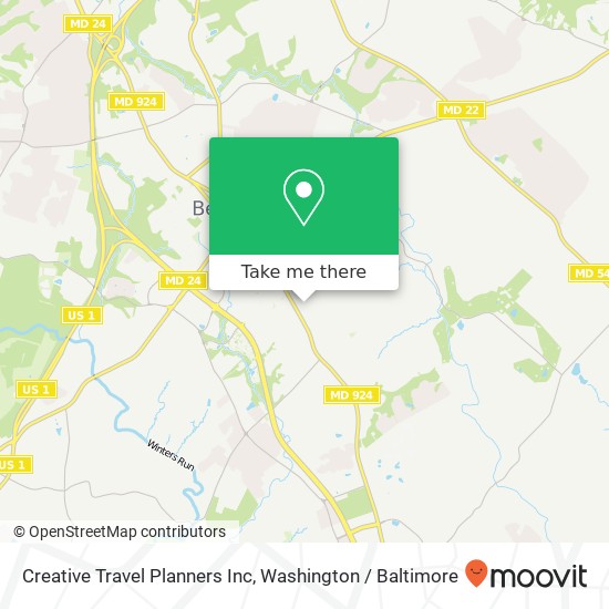 Mapa de Creative Travel Planners Inc