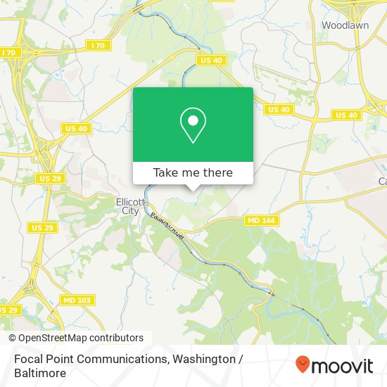 Mapa de Focal Point Communications