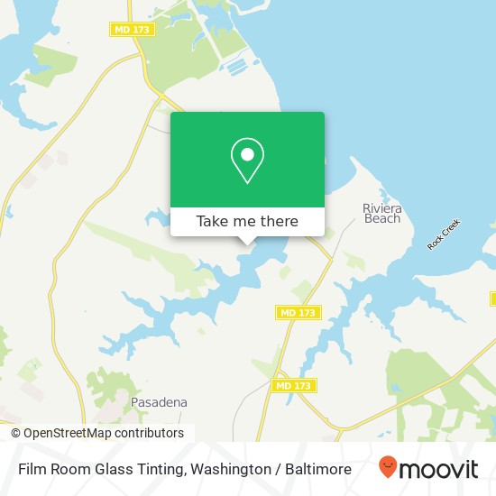 Film Room Glass Tinting map
