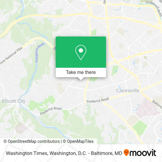 Washington Times map