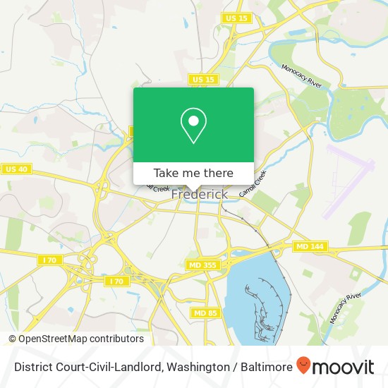 District Court-Civil-Landlord map