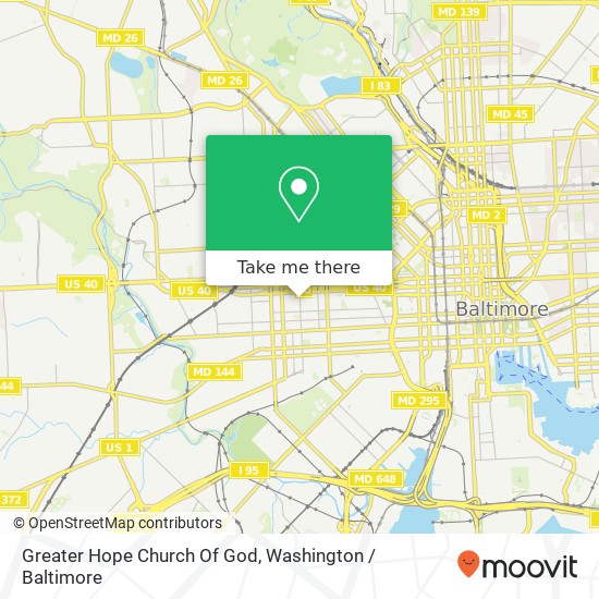 Greater Hope Church Of God map