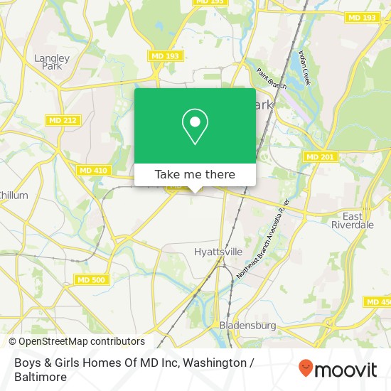 Boys & Girls Homes Of MD Inc map