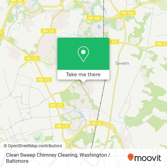 Mapa de Clean Sweep Chimney Cleaning