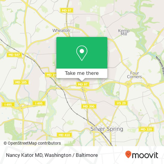 Nancy Kator MD map
