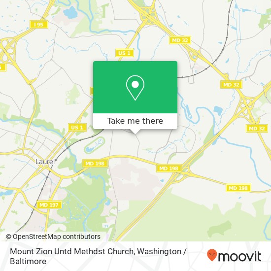 Mount Zion Untd Methdst Church map