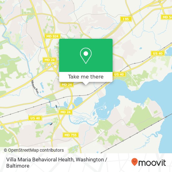 Mapa de Villa Maria Behavioral Health
