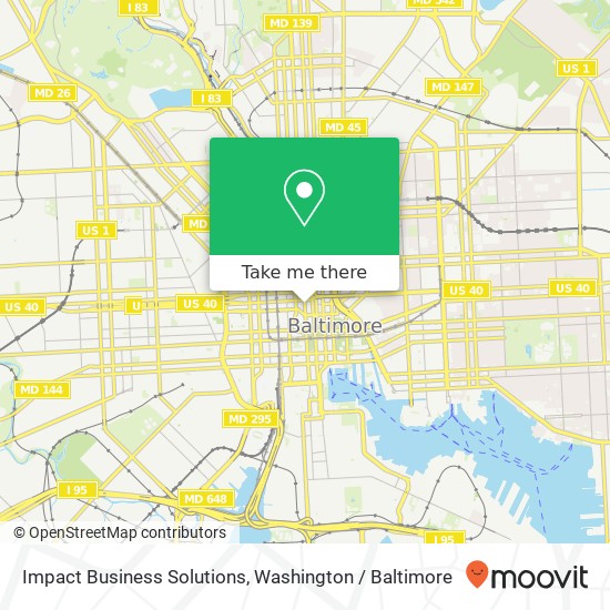 Impact Business Solutions map
