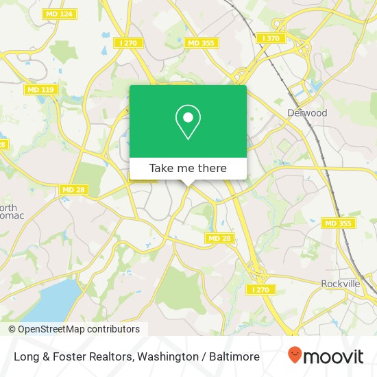 Mapa de Long & Foster Realtors