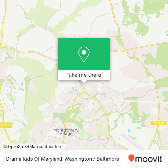 Drama Kids Of Maryland map