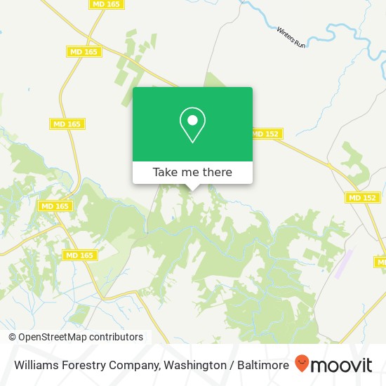 Mapa de Williams Forestry Company
