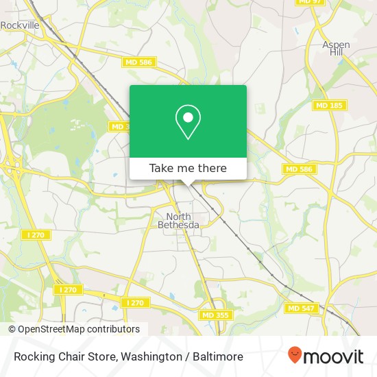 Mapa de Rocking Chair Store