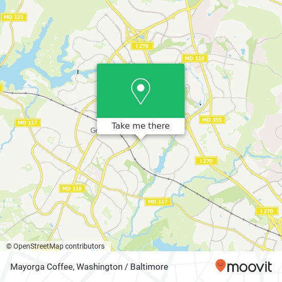 Mayorga Coffee map