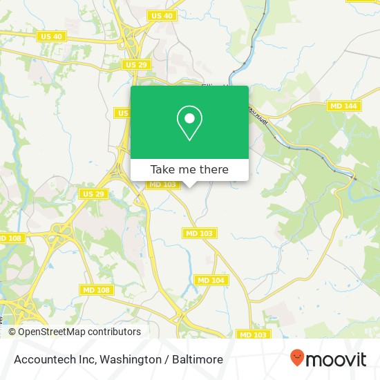 Accountech Inc map