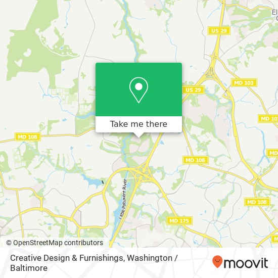 Mapa de Creative Design & Furnishings