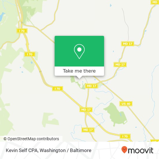 Kevin Self CPA map