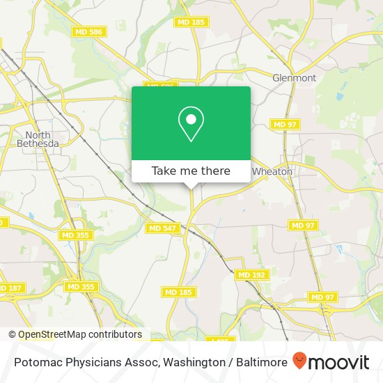 Potomac Physicians Assoc map