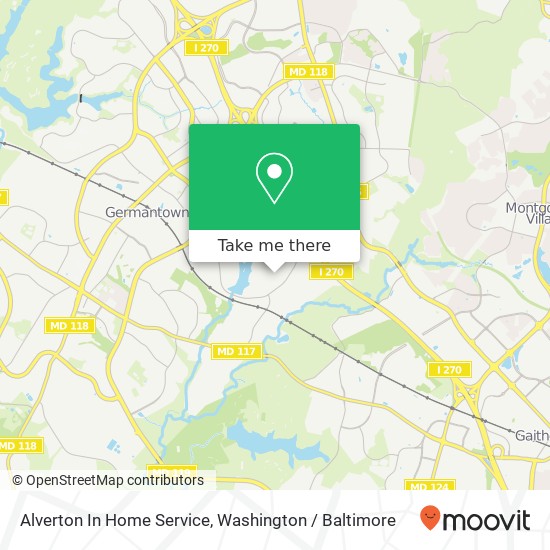 Mapa de Alverton In Home Service