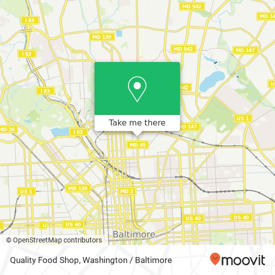 Quality Food Shop map