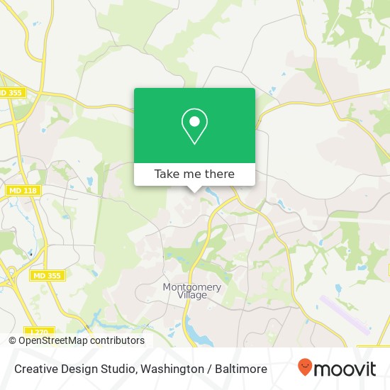 Creative Design Studio map