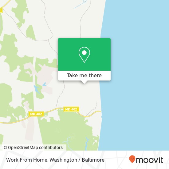 Work From Home map