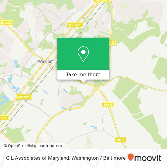 G L Associates of Maryland map