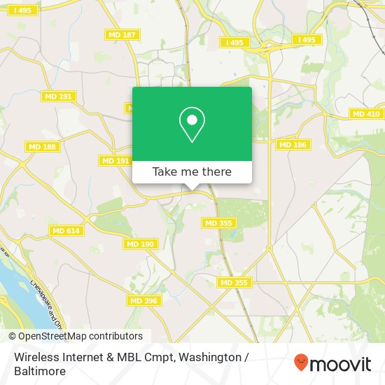 Wireless Internet & MBL Cmpt map