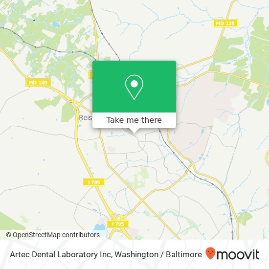Artec Dental Laboratory Inc map