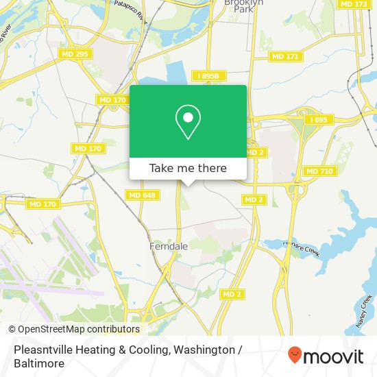Pleasntville Heating & Cooling map