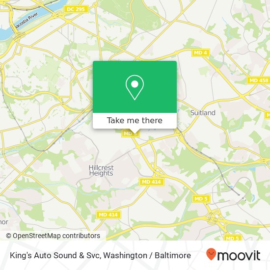 King's Auto Sound & Svc map