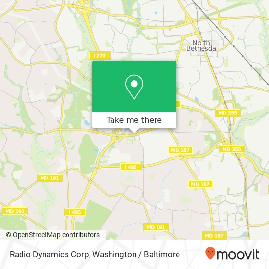 Mapa de Radio Dynamics Corp