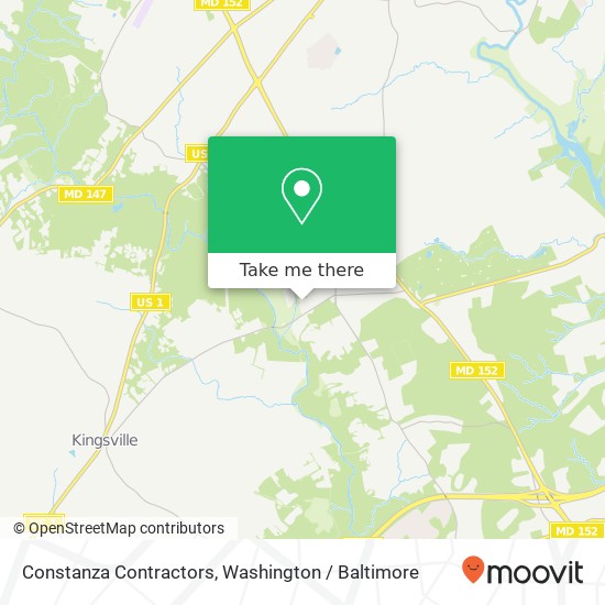 Constanza Contractors map