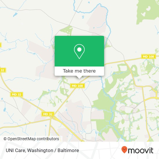 UNI Care map