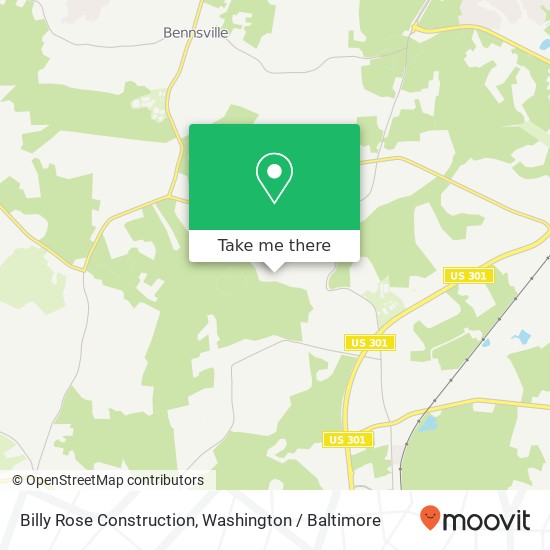 Billy Rose Construction map