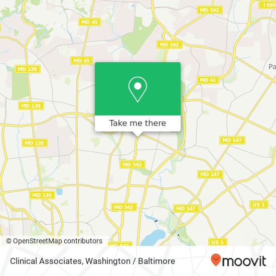 Clinical Associates map