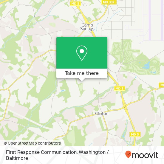 First Response Communication map