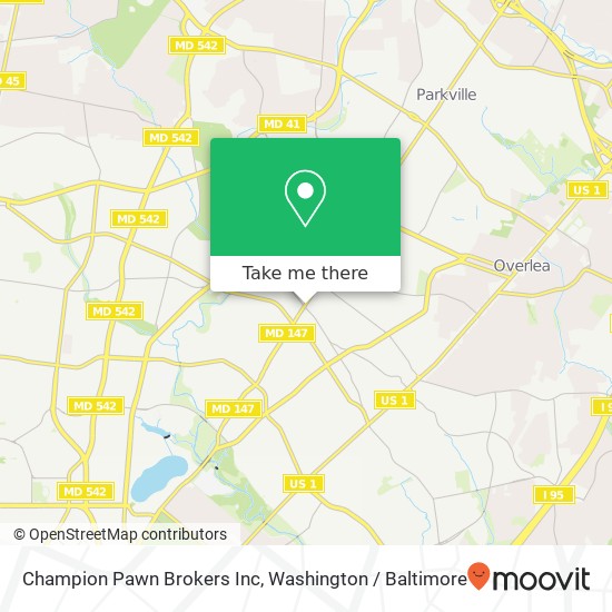 Mapa de Champion Pawn Brokers Inc