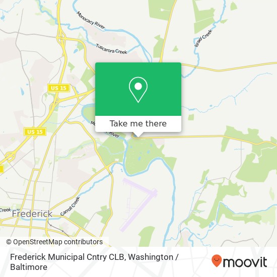 Mapa de Frederick Municipal Cntry CLB
