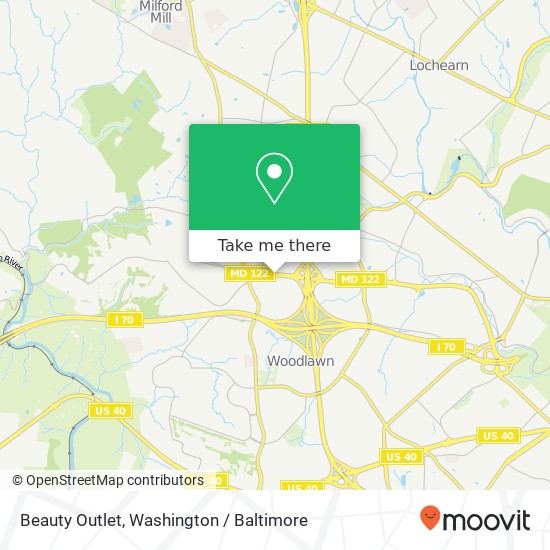 Beauty Outlet map