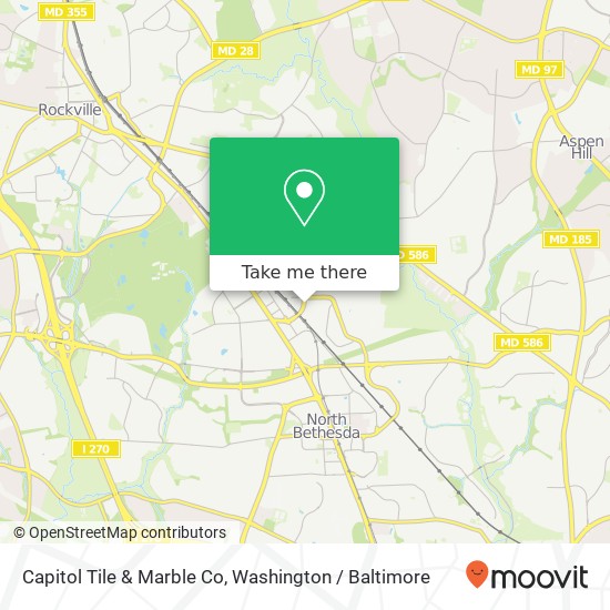 Mapa de Capitol Tile & Marble Co