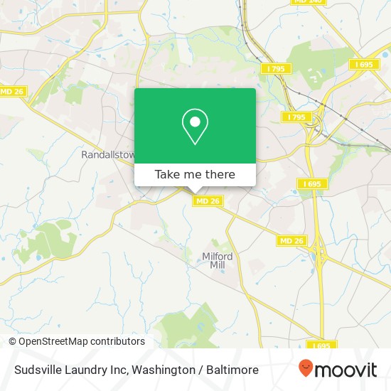 Mapa de Sudsville Laundry Inc