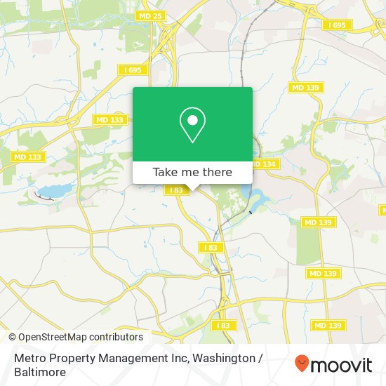 Mapa de Metro Property Management Inc