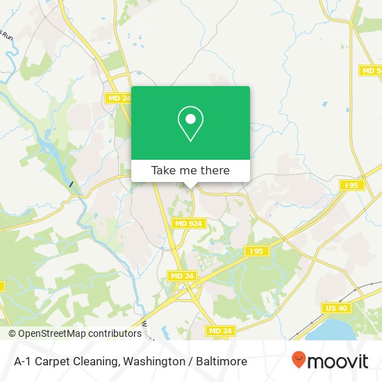 A-1 Carpet Cleaning map